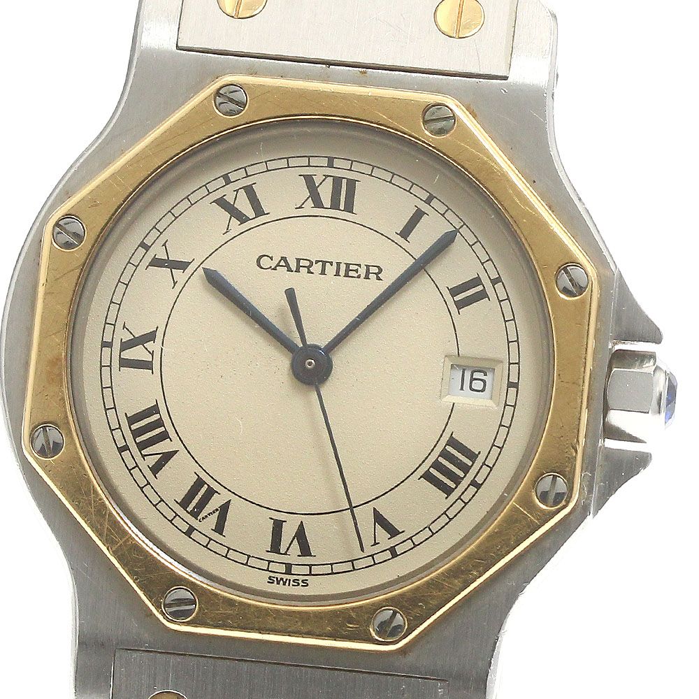 ベルトジャンクカルティエ CARTIER W2001583 サントスオクタゴン LM YG  