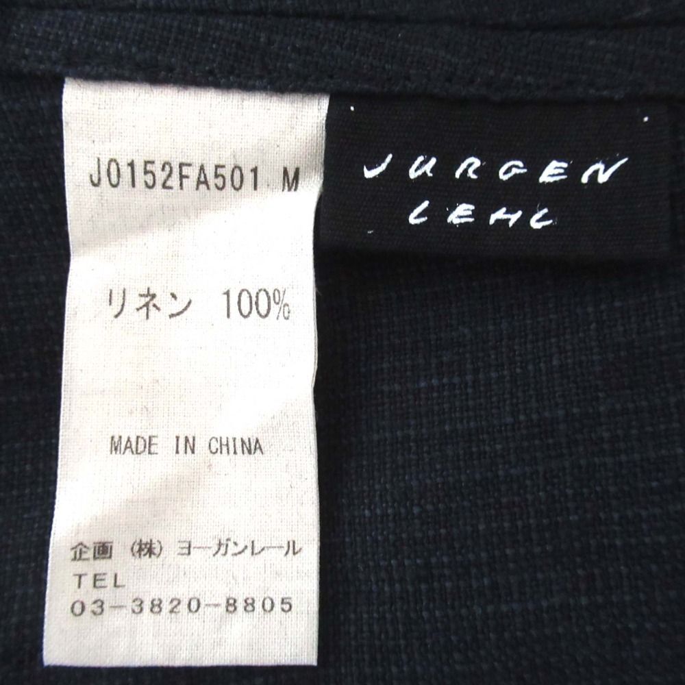 Vネック リネン