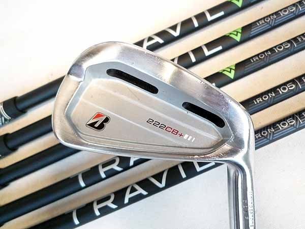 ブリヂストン 222CB+ アイアン TRAVIL IRON 105 リシャフト 6本 S