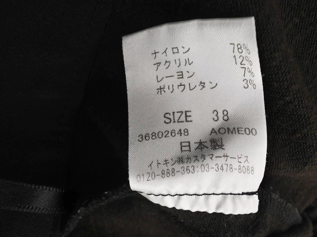 GEORGES RECH ジョルジュレッシュ パンツ size38/黒 ■■ レディース