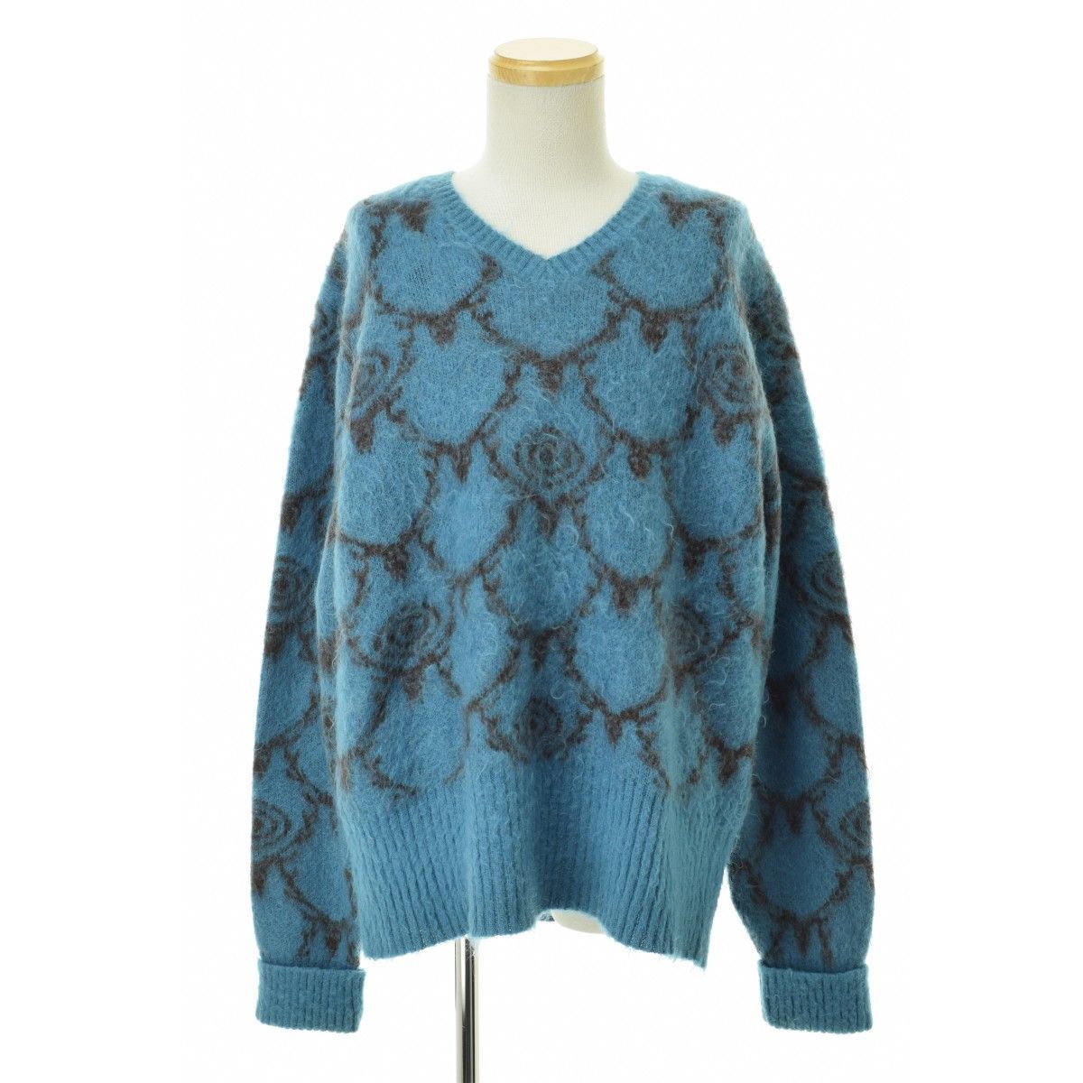 South2West8/S2W8】23AW NS851 Loose Fit V Neck Sweater 
