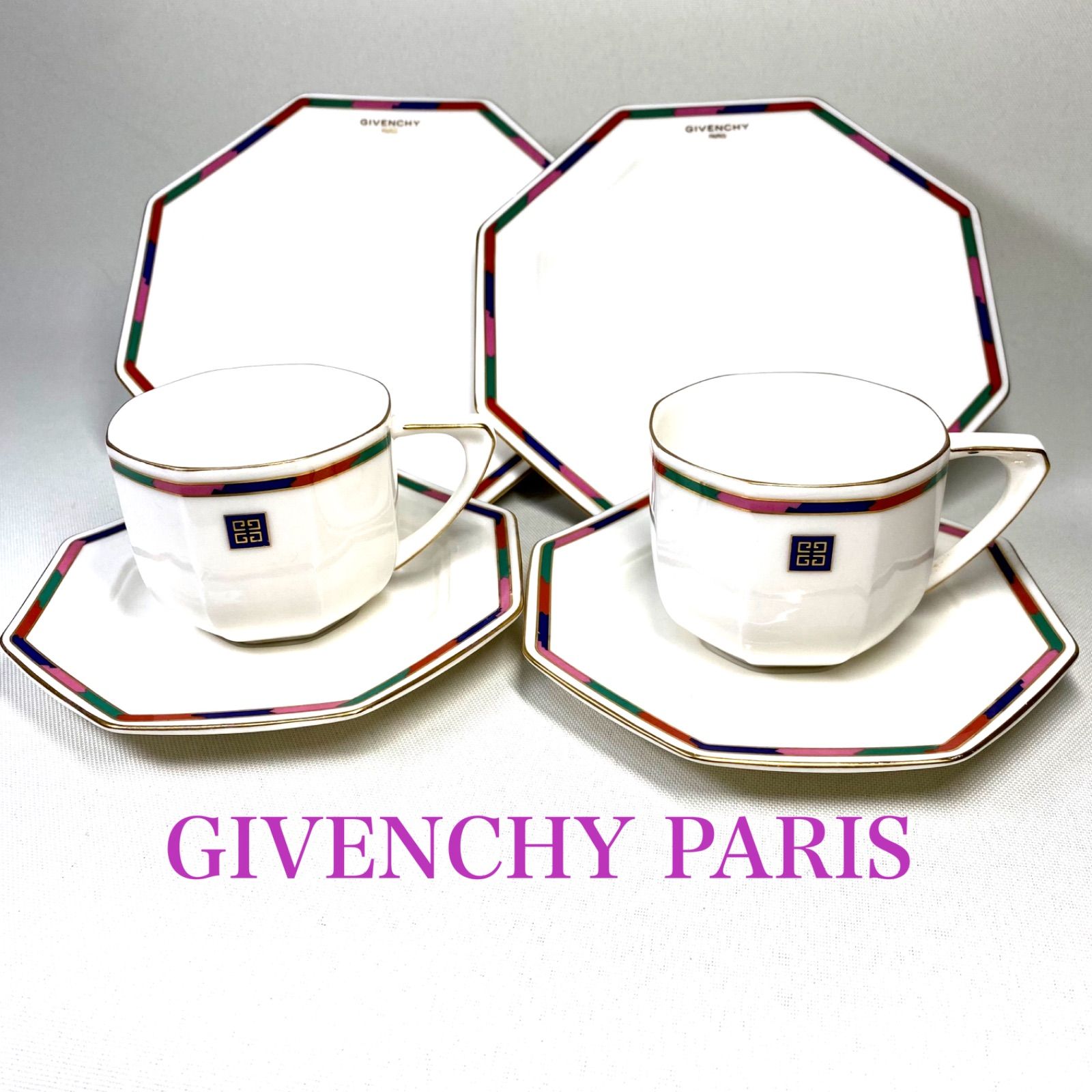 ジバンシー GIVENCHY ティーカップ コーヒー おいしかっ カップ ソーサー 花柄