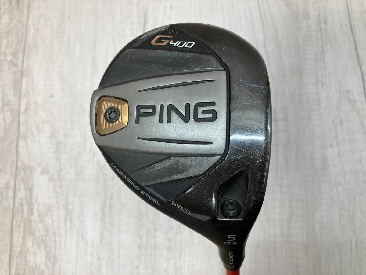 PING G400 5W フェアウェイ ピン FLEX R ロフト角 17.5° 男性右利き用 ゴルフクラブ