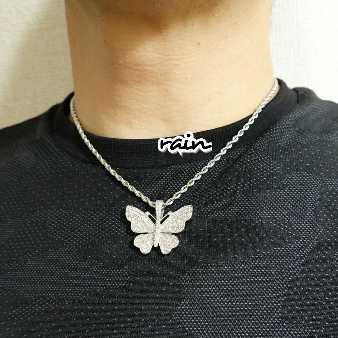 逸品】 お洒落！ シルバー 蝶々 Butterfly ブリンブリン BIG