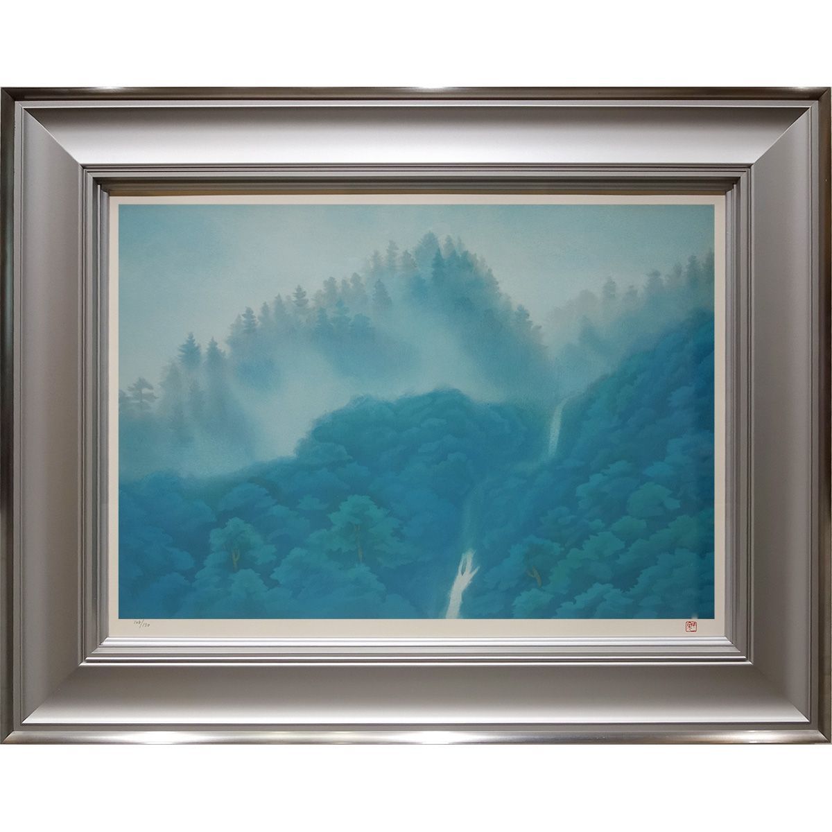 東山魁夷　薫風小径　リトグラフシート　版画　日本画 限定！送料無料！！10シートセット 東山魁夷 薫風小径 絵画 絵