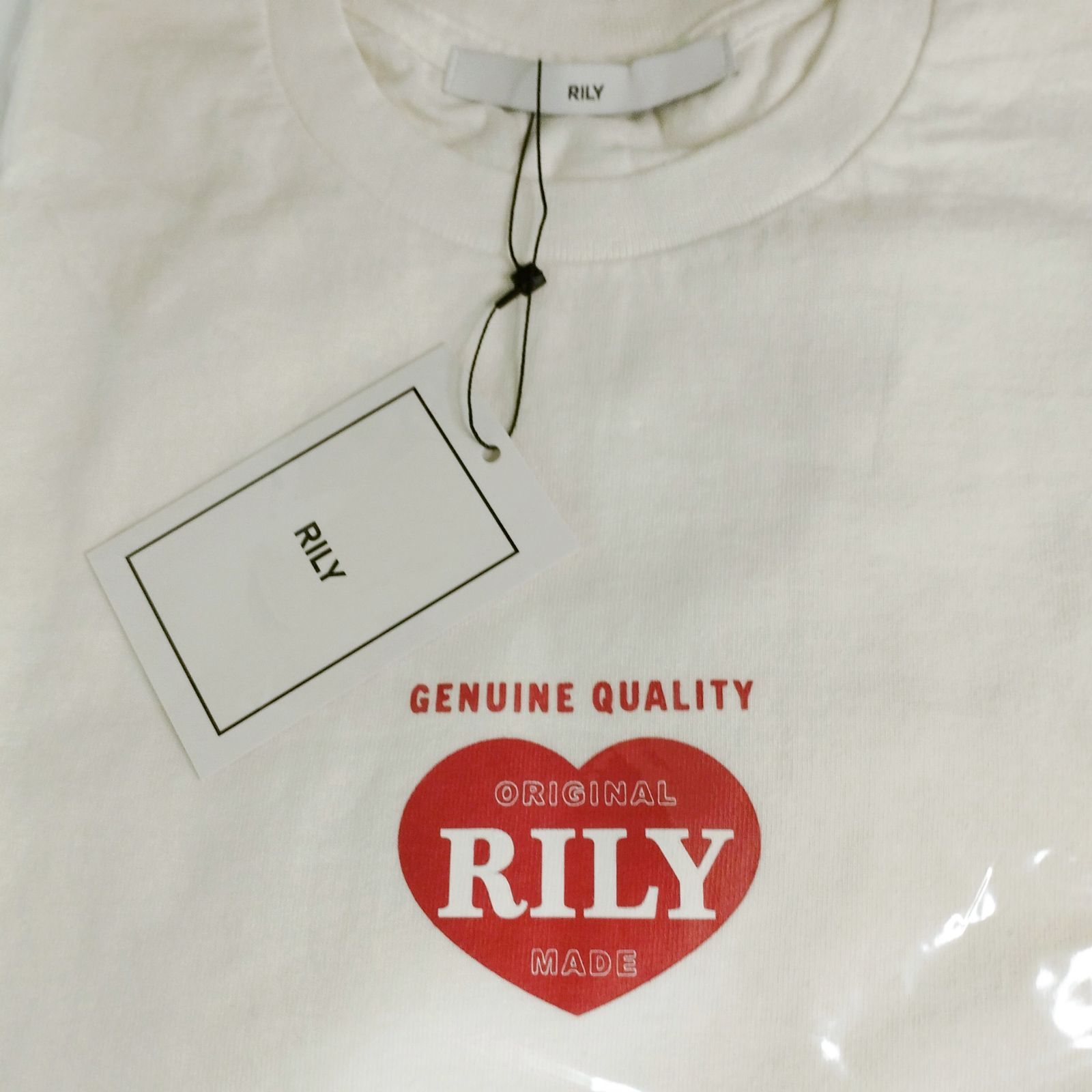 今市隆二 Heart Logo SS Tee RILY RILY Heart Logo SS Tee 黒 ①