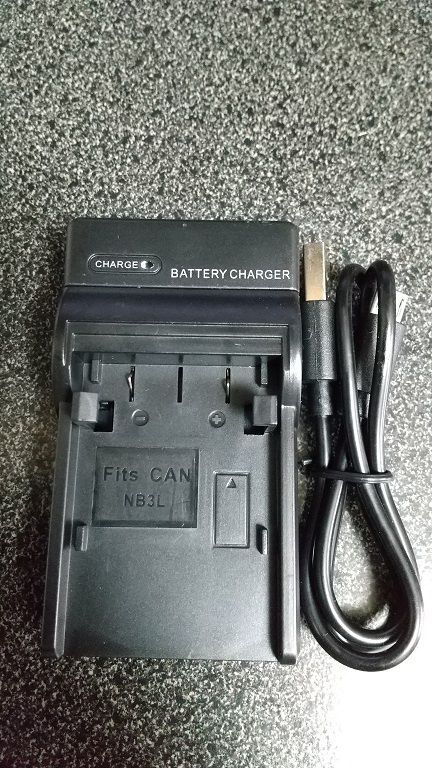 キャノン CANON NB-3L Micro USB付き 急速充電器 互換品 - メルカリ