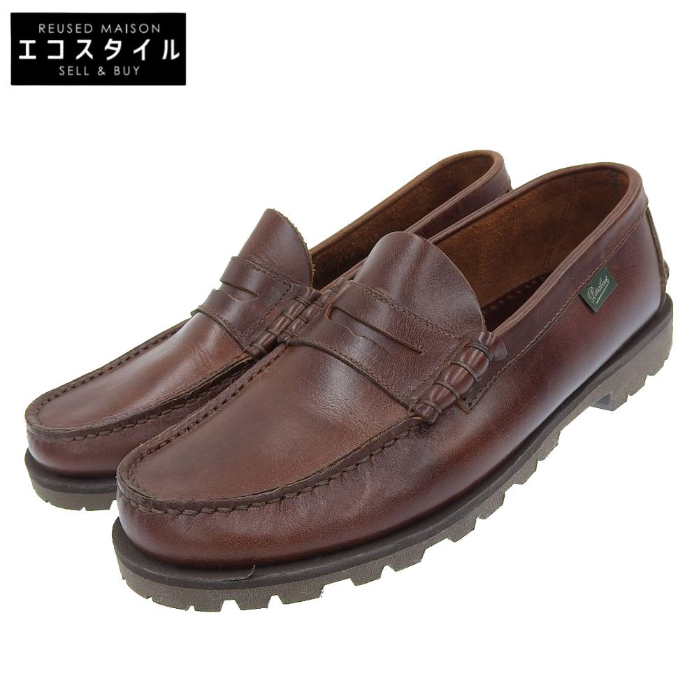 Paraboot パラブーツ CORAUX コインローファー シューズ メンズ ブラウン 6 1|2 6.5