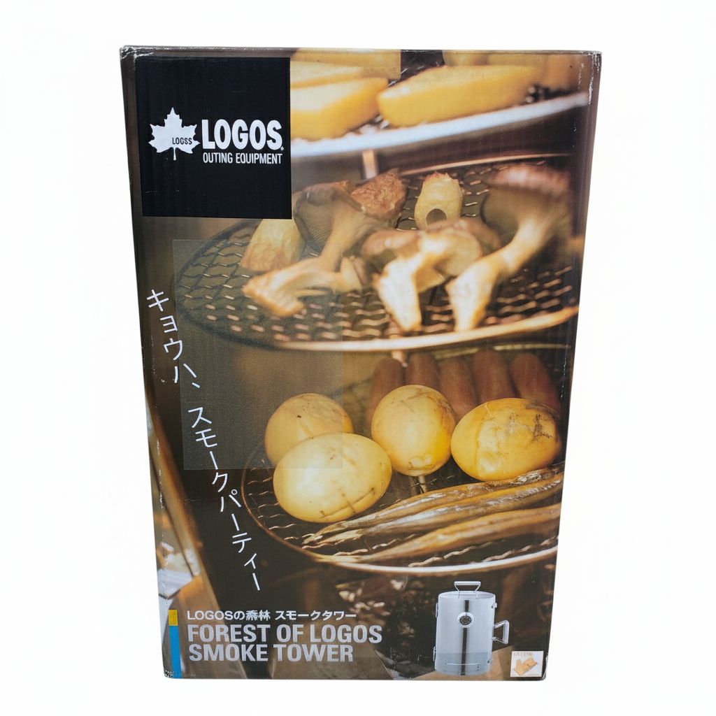 熱源不要 温燻熱燻 LOGOSの森林 スモークタワー 燻製器 キャンプ アウトドア