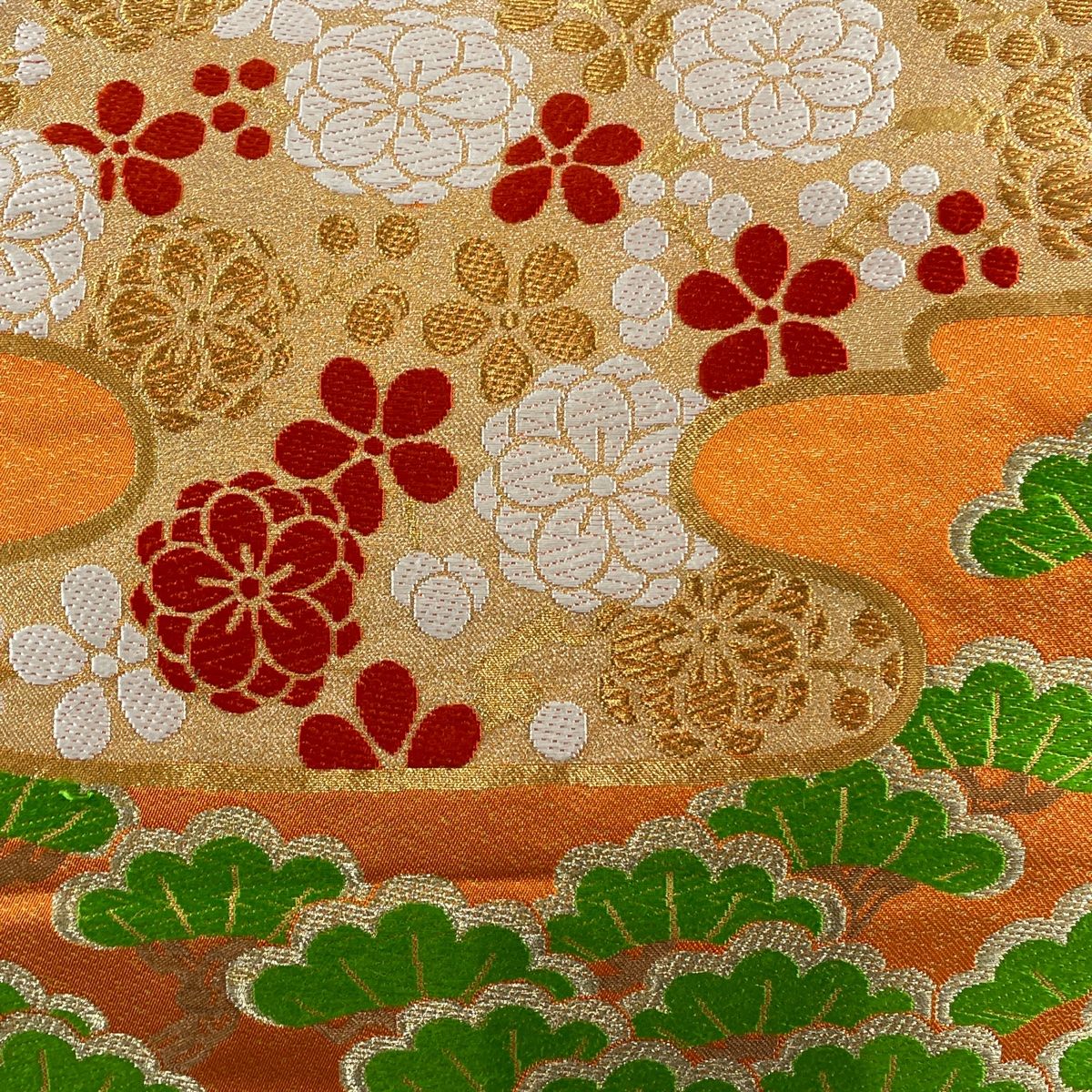 川島織物　袋帯　梅柄　新品 川島織物 袋帯 梅柄 新品 川島織物】 特選西陣織本袋帯 ≪御仕立て