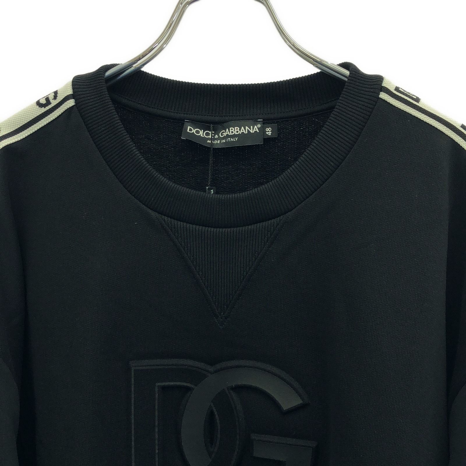 DOLCE&GABBANA - ドルチェアンドガッバーナ DOLCE & GABBANA スウェット スウェット 衣料品 トップス コットン レディース ブラック系 G9XJ5ZFU7DUN000048 【新品】 ドルチェアンドガッバーナ DOLCE & GABBANA スウェット