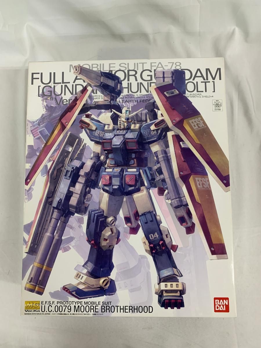 【新品・未組立】MG フルアーマー・ガンダム Ver.Ka サンダーボルト版 Amazon | MG 機動戦士ガンダム サンダーボルト フルアーマー