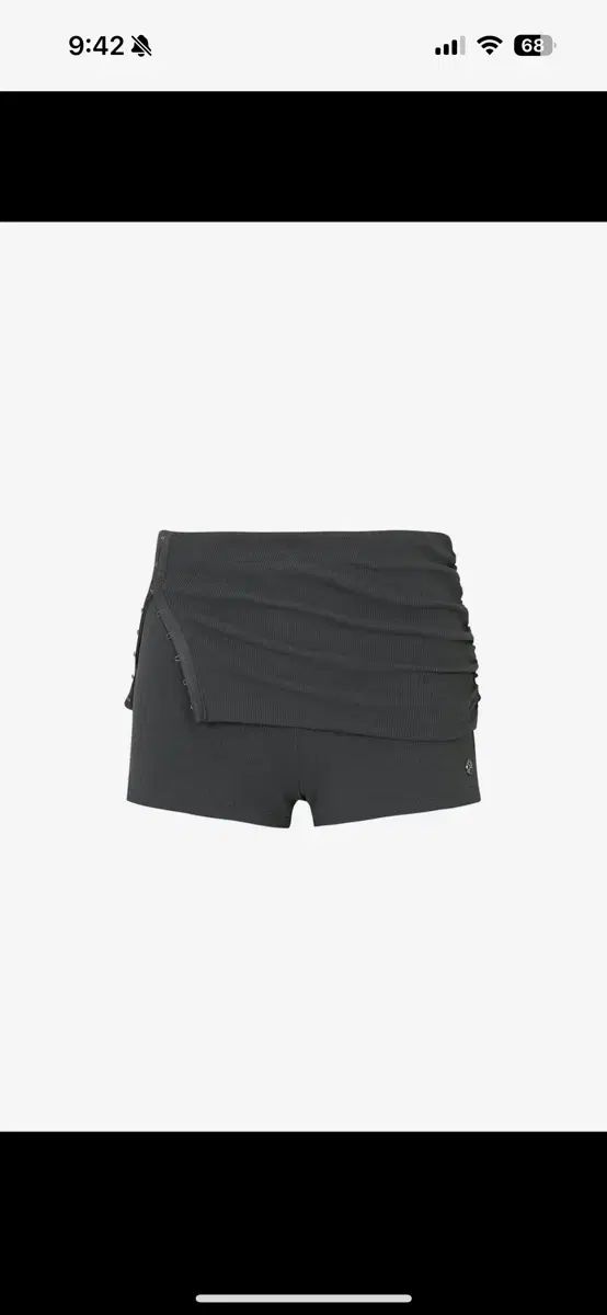 PAIN OR PLEASURE ペインオアプレジャー ルビー フック ショートパンツ チャコール s ruby hook shorts
