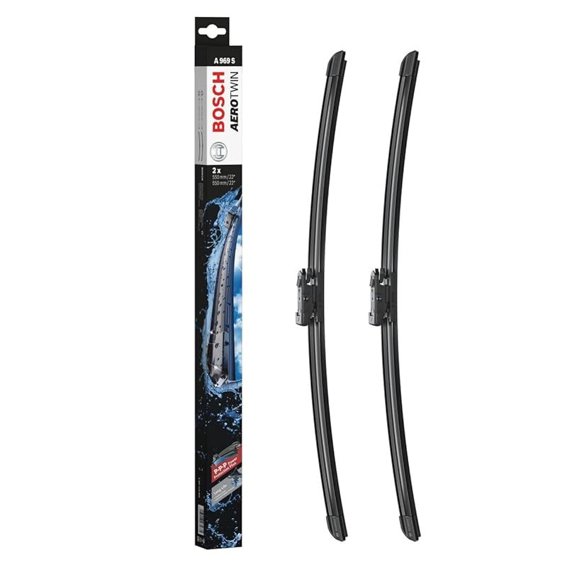 BOSCH ボッシュ 輸入車用 フラットワイパーブレード エアロツイン車種 550mmX2 A969S