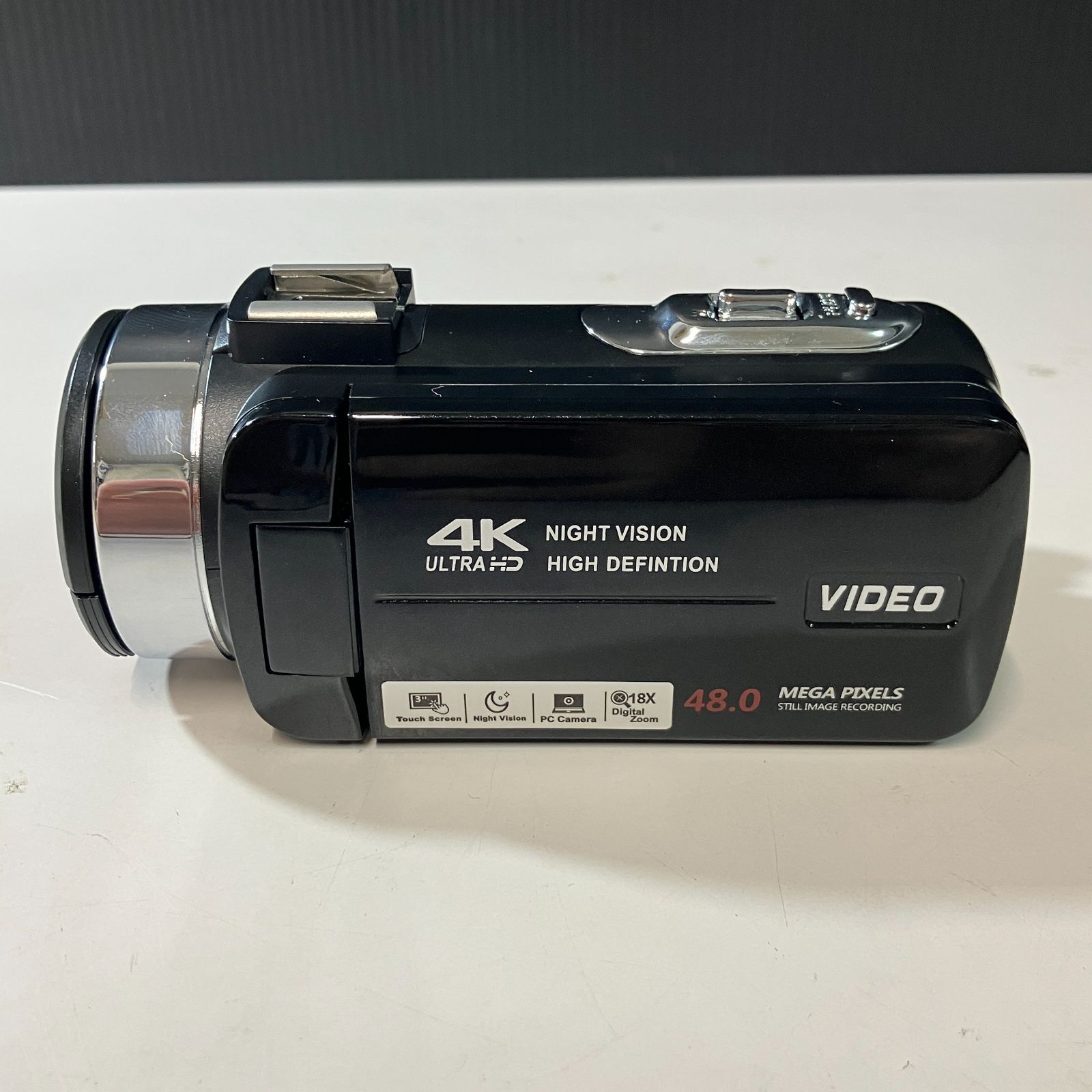 Keculbo ビデオカメラ 4K 48MP 30FPS18Xデジタルズーム IRナイト