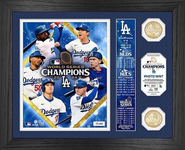 ハイランドミント2024 スコアバナー付きブロンズコインu0026フォトミント 大谷翔平 ワールドシリーズチャンピオン ドジャース