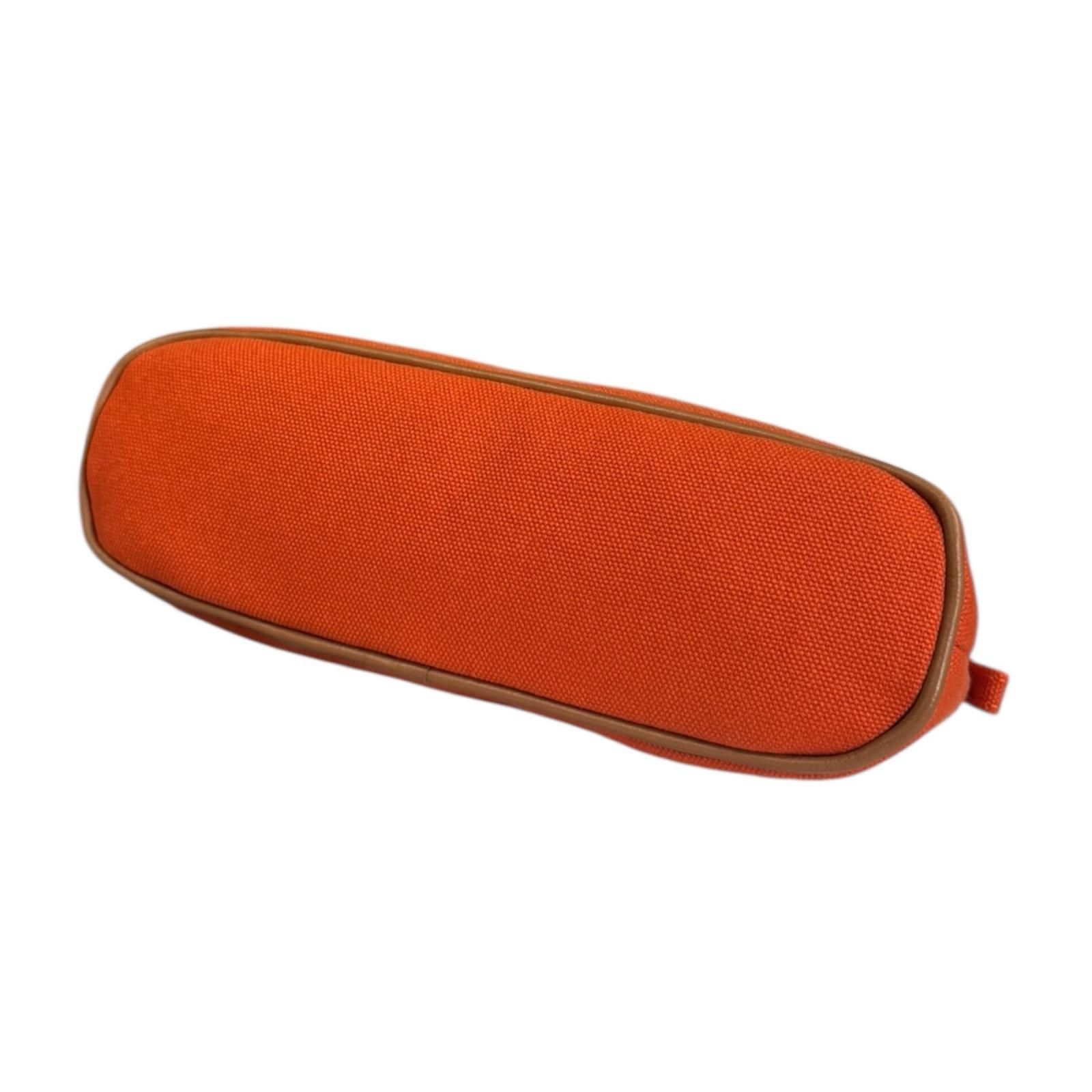 エルメス ボリードポーチミニ コスメポーチ ポーチ コットンキャンバス  