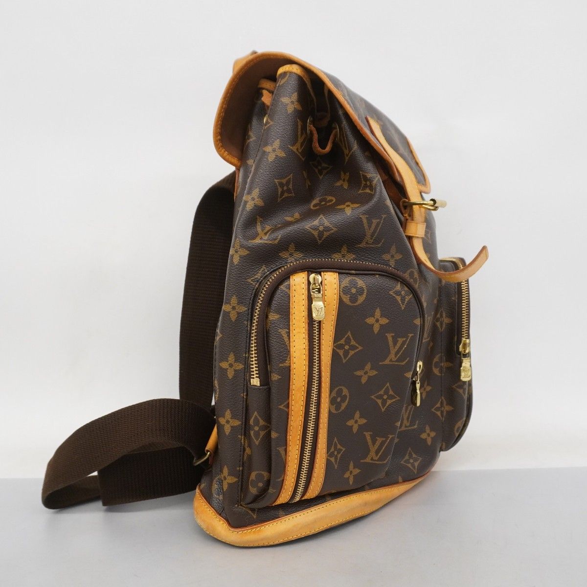 5id4849-h ルイヴィトン リュック デイパック モノグラム サックアドボスフォール M40107 ブラウン レディース