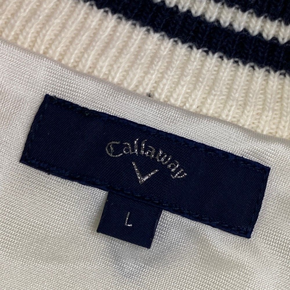 サイズ：L CALLAWAY キャロウェイ 裏地付き ニットジャケット