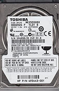 【中古】 MK2555GSX A0/FG002C HDD2H24 F VL01 S 東芝250GB SATA 2.5ハードドライブ