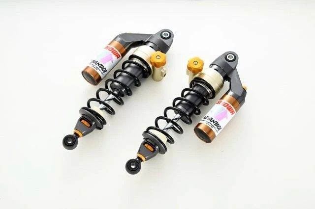 未開封品 ADVANTAGE SHOWA ショウワ RS-γ リヤサスペンション 油圧イニシャルアジャスター HONDA Monkey125 18- 23 ダウンタイプマフラー対応 621-H006-RGB