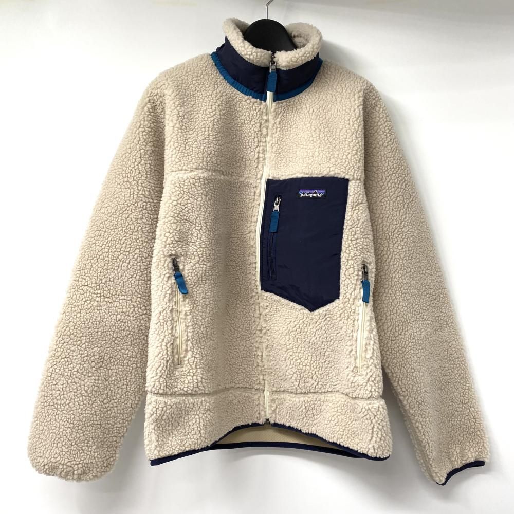 Patagonia 20AW クラシックレトロXジャケット サイズM ベージュ ネイビー 23056 パタゴニア 17
