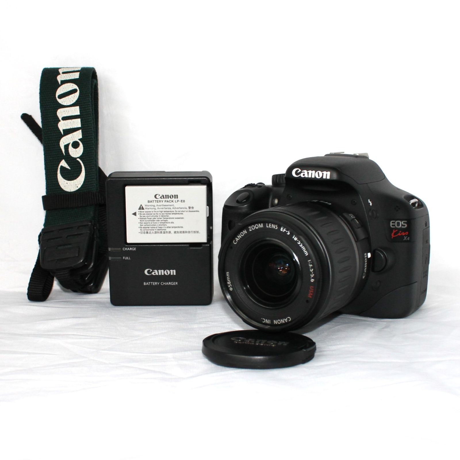 ❤️届いてすぐ使える❤️Canon kiss X4❤️手ぶれ補正レンズ❤️初心者ok ✨一眼レフデビューに✨Canon Kiss X4✨手ぶれ補正レンズ✨初心者OK