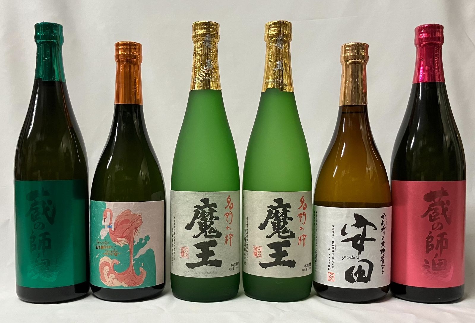 ソーダ割り用720ml芋焼酎６本セット 魔王×２ flamingo orange 安田 他
