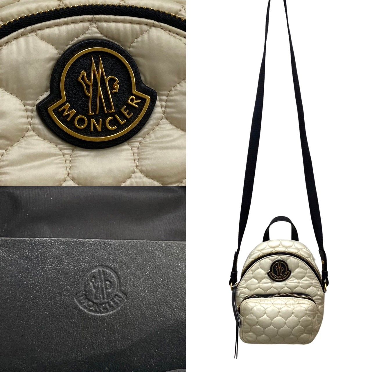 ほぼ未使用 希少品 MONCLER モンクレール Kilia small ダウン ナイロン ...