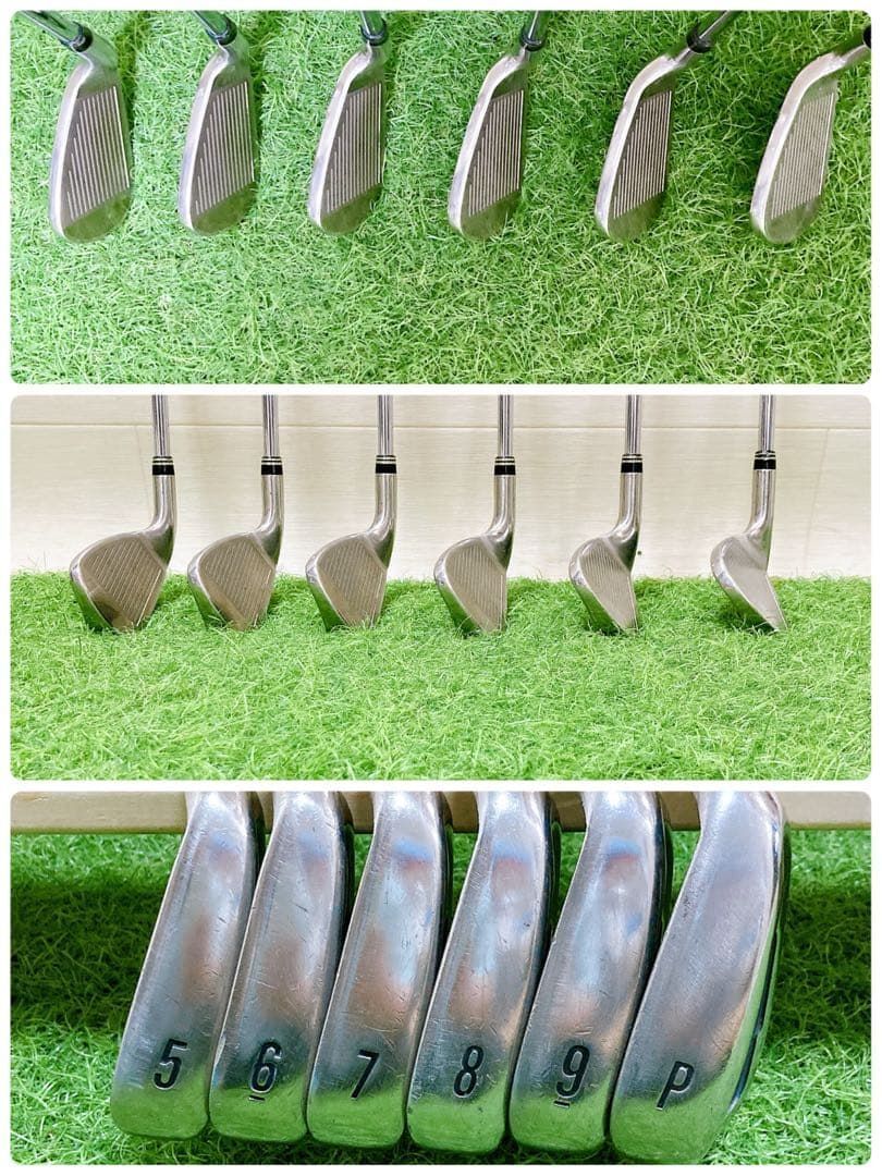 1.ゼクシオ 9代目 ゴルフクラブ メンズアイアンセット FLEX R スチール