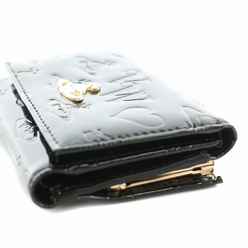 ヴィヴィアンウエストウッド　二つ折り財布 がま口 ブラック　オーブ　箱付き Vivienne Westwood - ヴィヴィアン ウエストウッド VIVIENNE