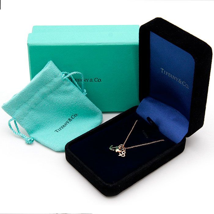 中古美品】ティファニー TIFFANY＆Co. ネックレス ペンダント K18 YG 