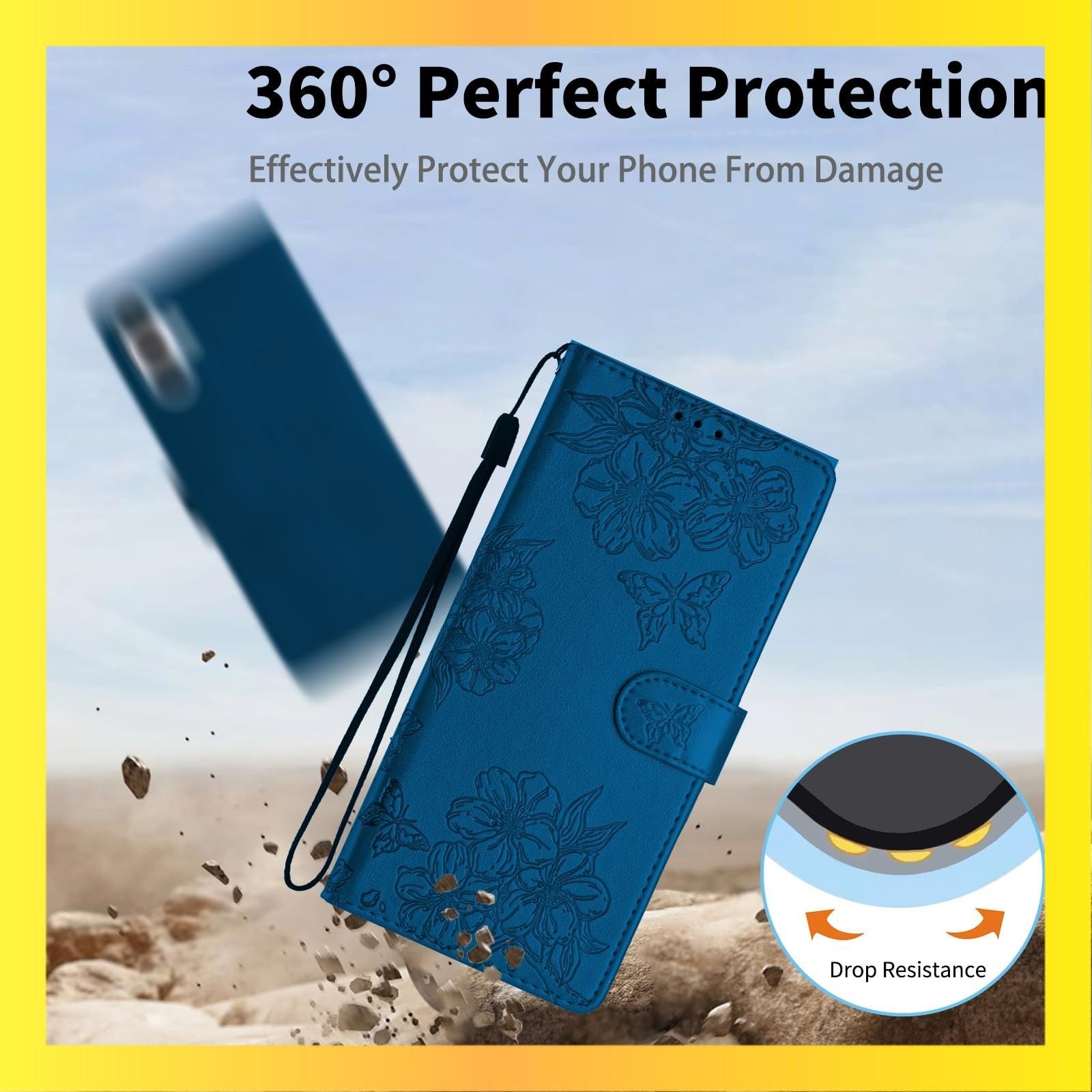 ☆送料無料☆Color:ブルー_Size:Galaxy A25 5G 日版 SC-53F