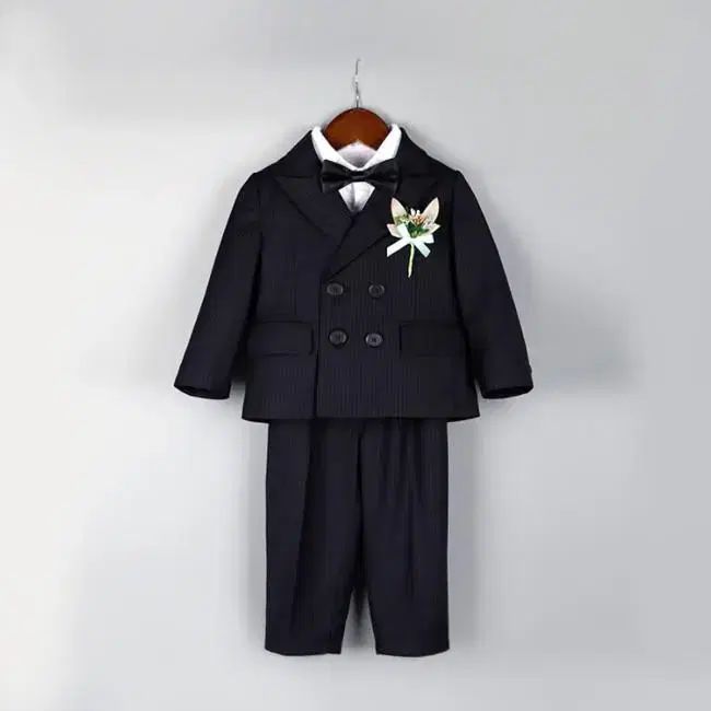 ストライプダブルスーツセット 男児 幼児 キッズ スーツ ゲストルック