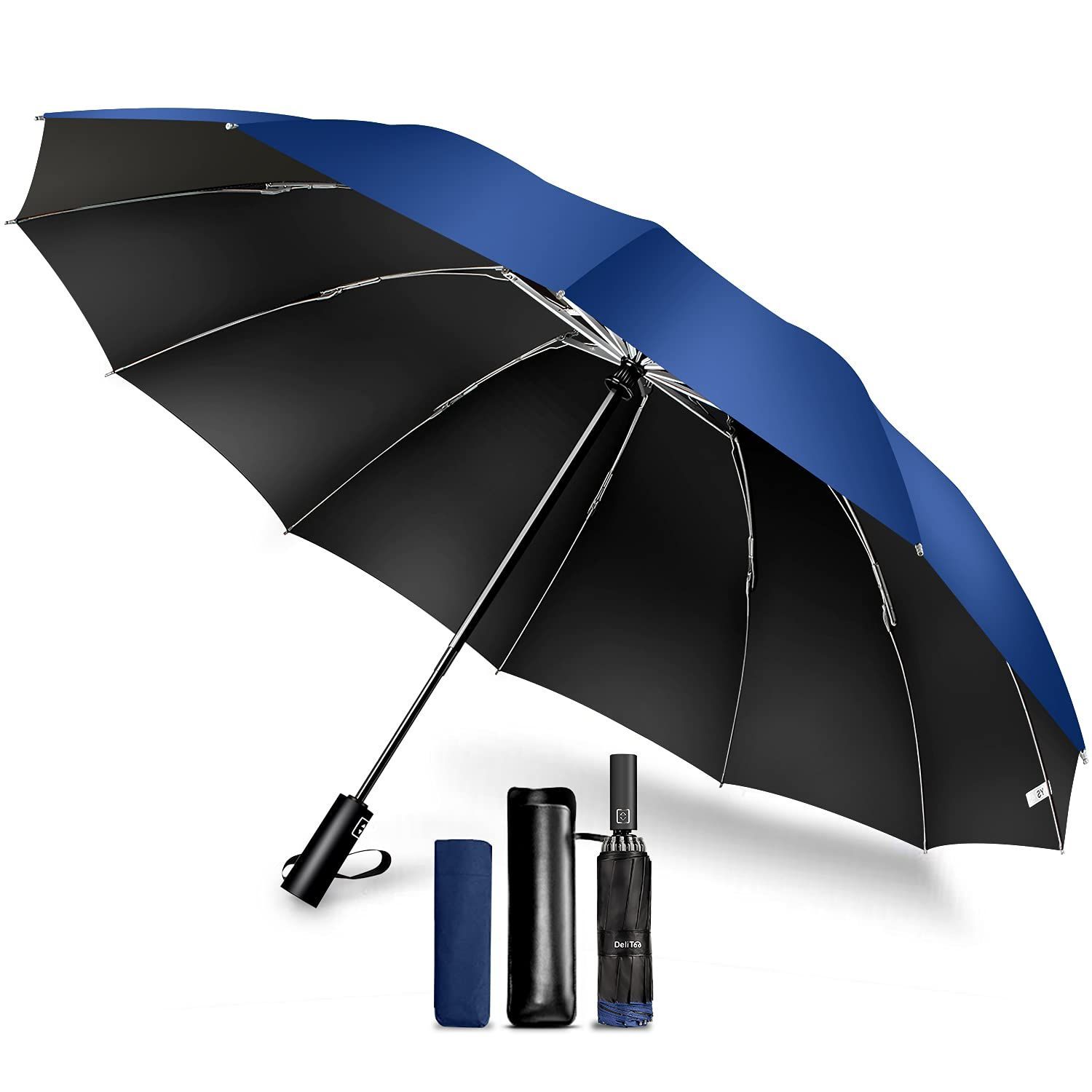 【新着商品】メンズ メンズ 豪雨対応 梅雨対策 おりたたみ傘 レディース 紫外線遮蔽 UVカット 折りたたみ日傘 晴雨兼用 丈夫 メンズ傘 耐風撥水 収納ポーチ付き 自動開閉 ワンタッチ 大きい