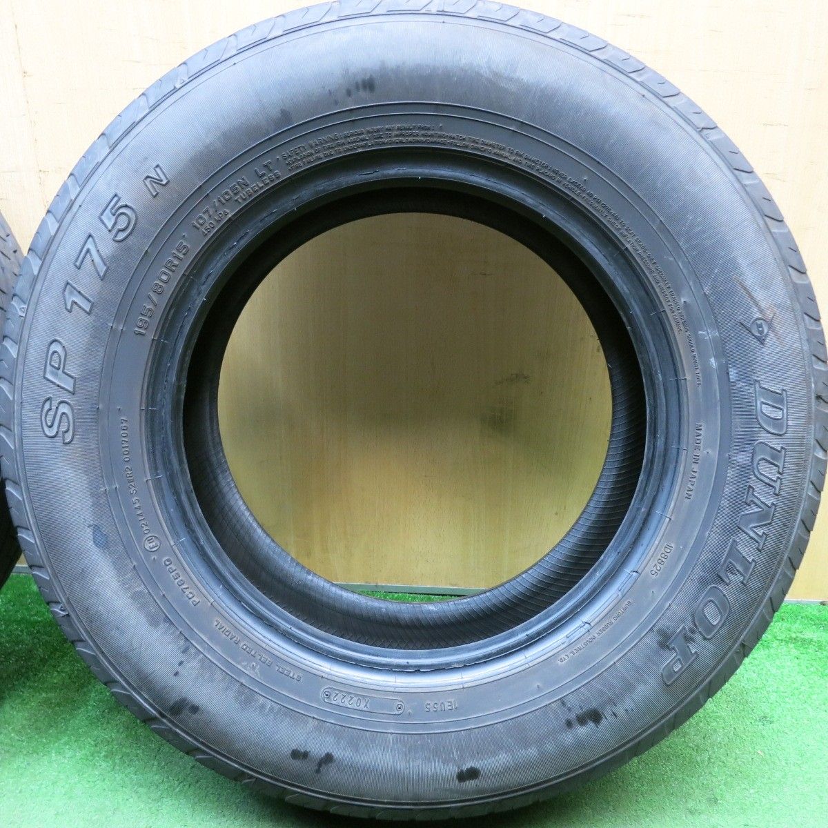 4本価格！22年☆195/80R15 107/105N ダンロップ SP175N タイヤ