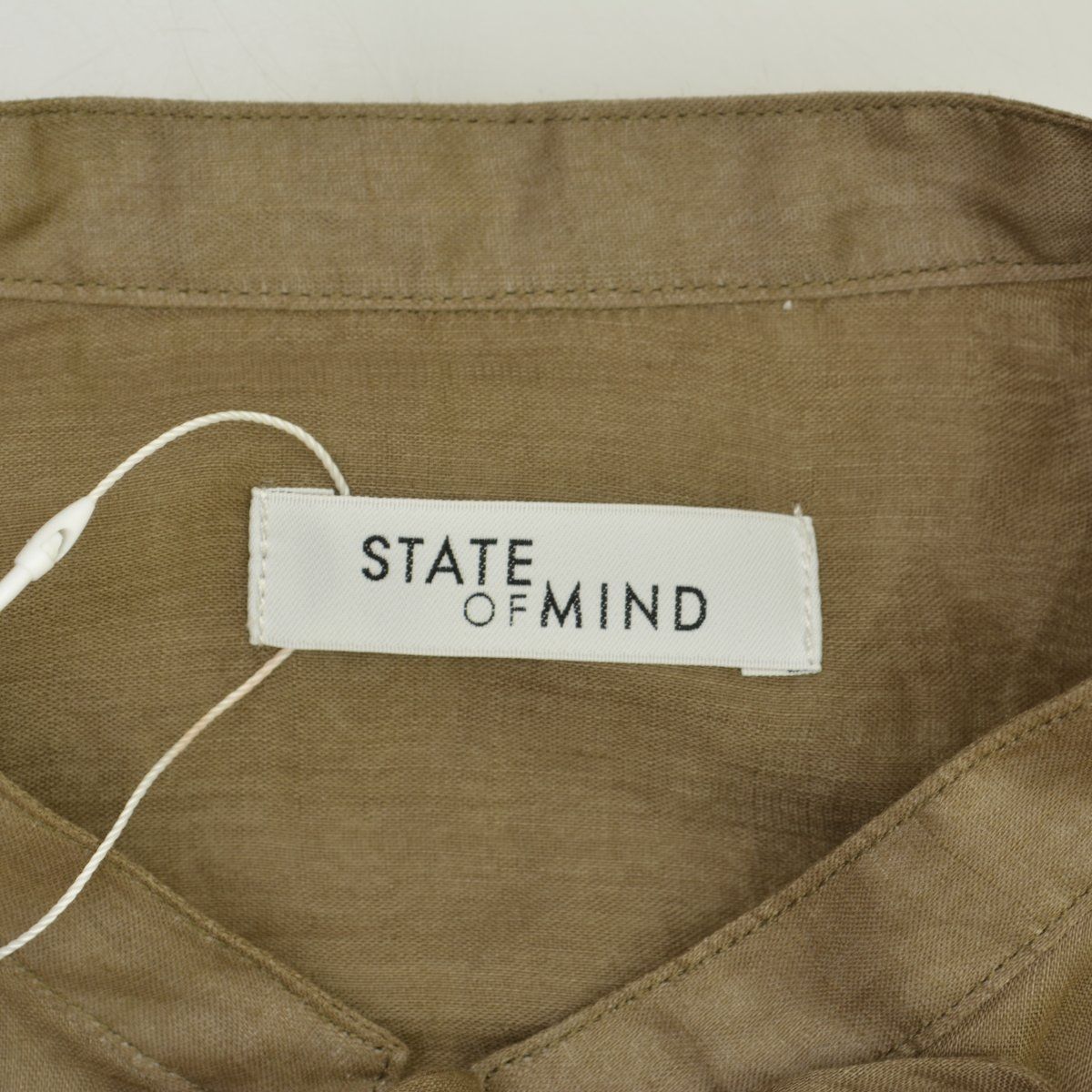 STATEOFMIND】25SS 92520802 ONLINE限定 linen sheer blouse長袖