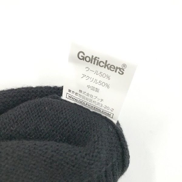Golfickers ゴルフィッカーズ ニットセーター ブラック系 L