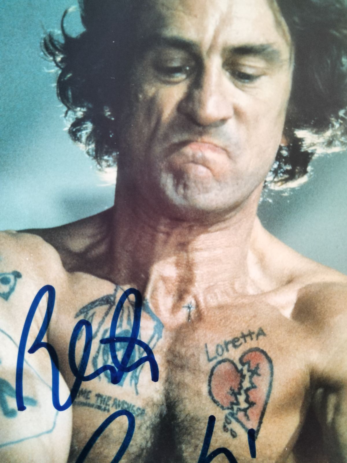 ロバート・デ・ニーロ直筆サイン入り2Lサイズ写真…Robert De Niro  