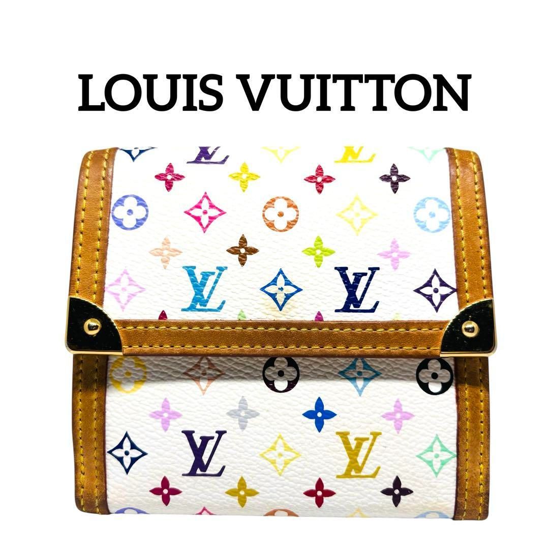 【公式ショップ】 VUITTON LOUIS ルイヴィトン W 財布 モノグラム マルチカラー 小物