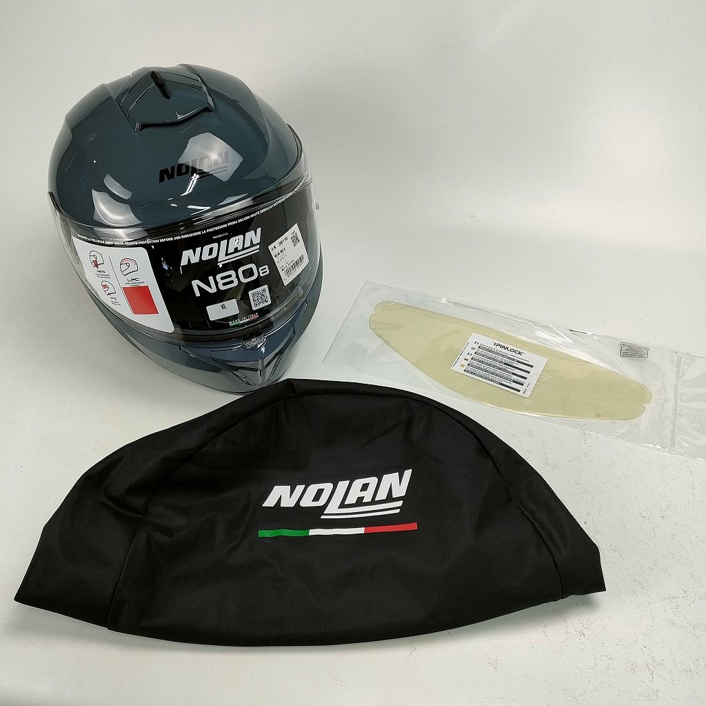 NOLAN フルフェイスヘルメット N80-8 ソリッド スレートグレー XLサイズ 29110 デイトナ 訳アリ