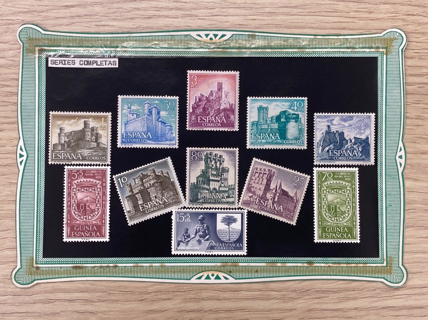 28223現品限り 外国切手未使用 スペイン発行切手の日3種揃 限定版