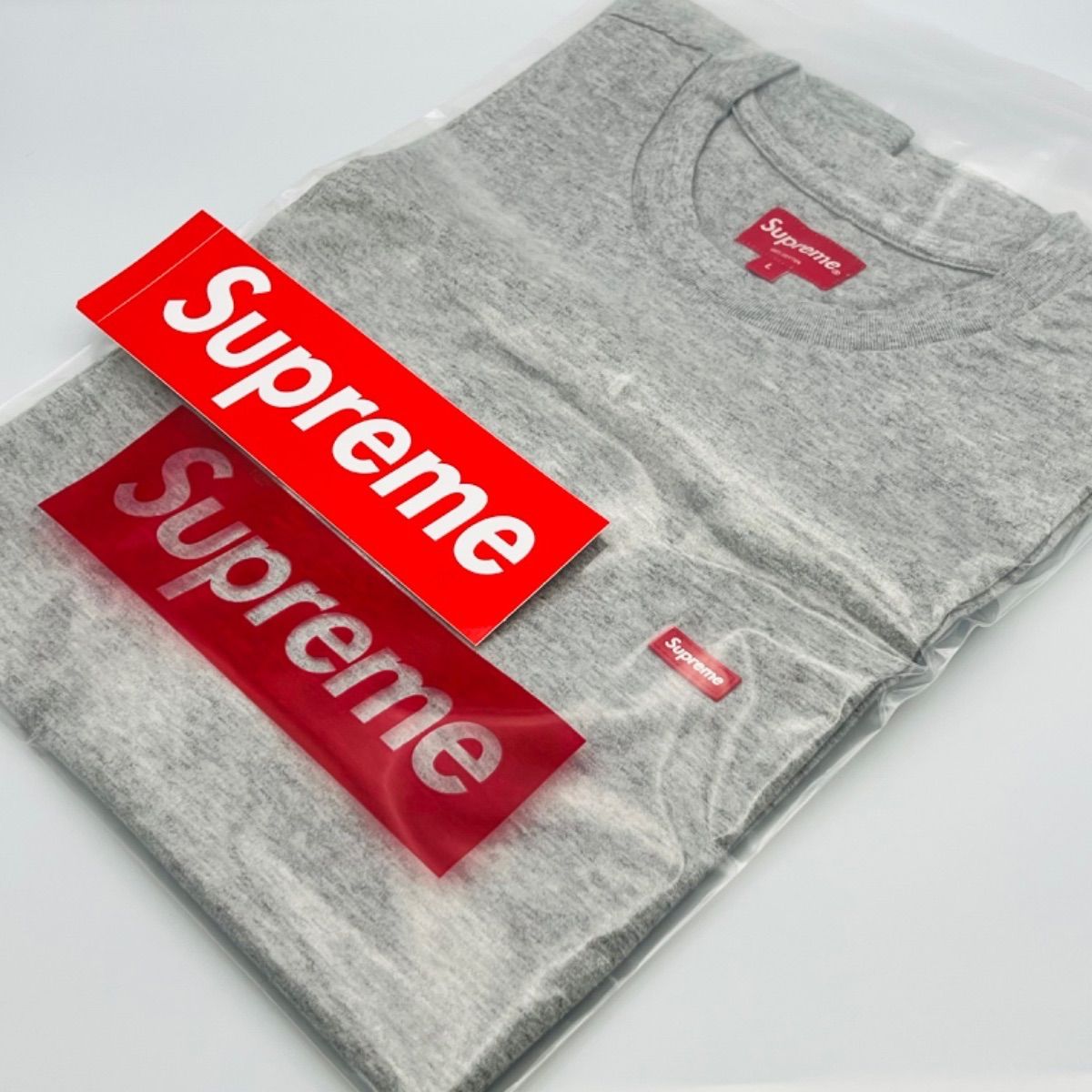 Supreme Small Box Tee Heather Grey 新品未使用 Small Box Tee - Shop - Supreme