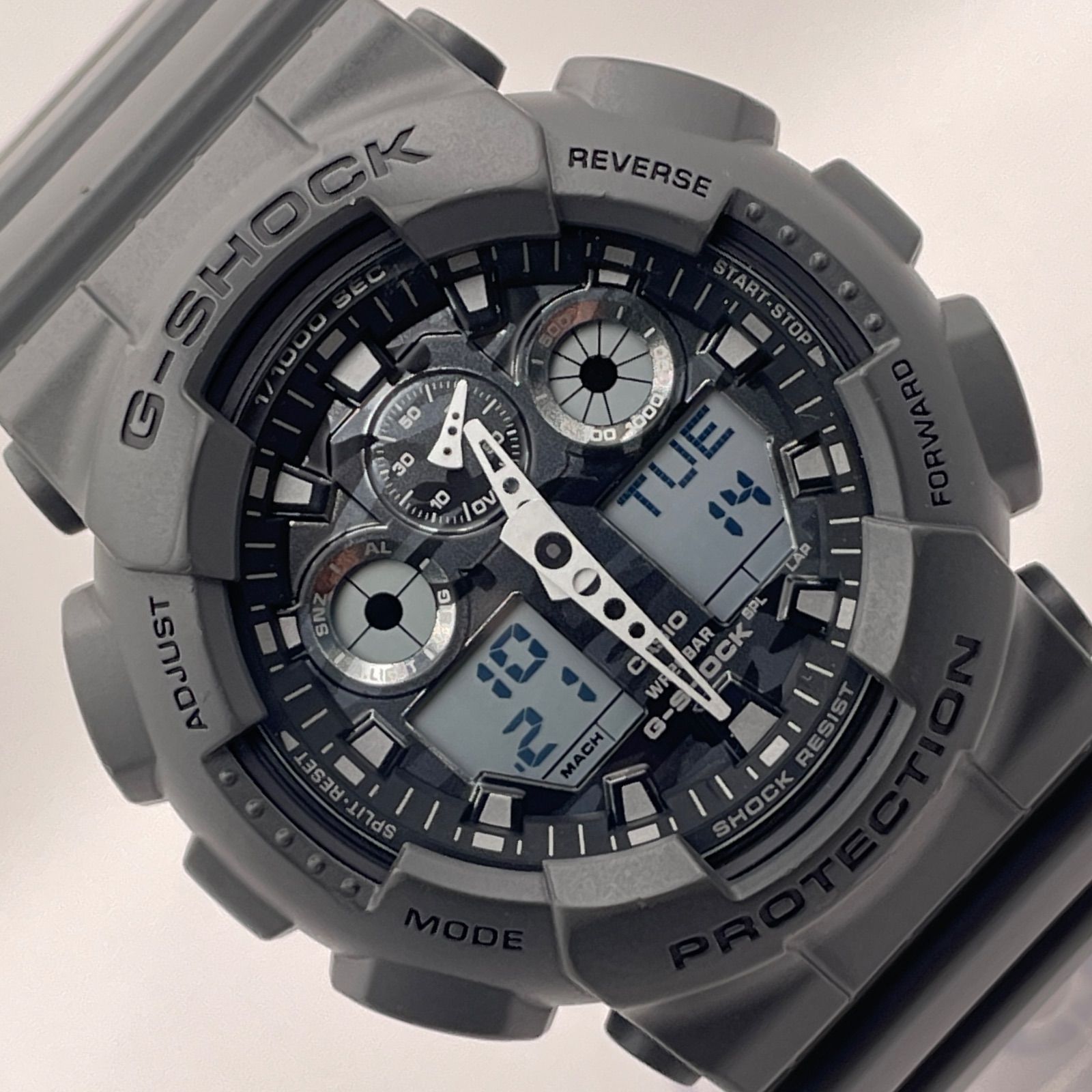 T673 正常稼動 CASIO カシオ G-SHOCK ジーショック カモフラージュダイアル GA-100CF-1AJF 人気 時計 メンズ ユニセックス