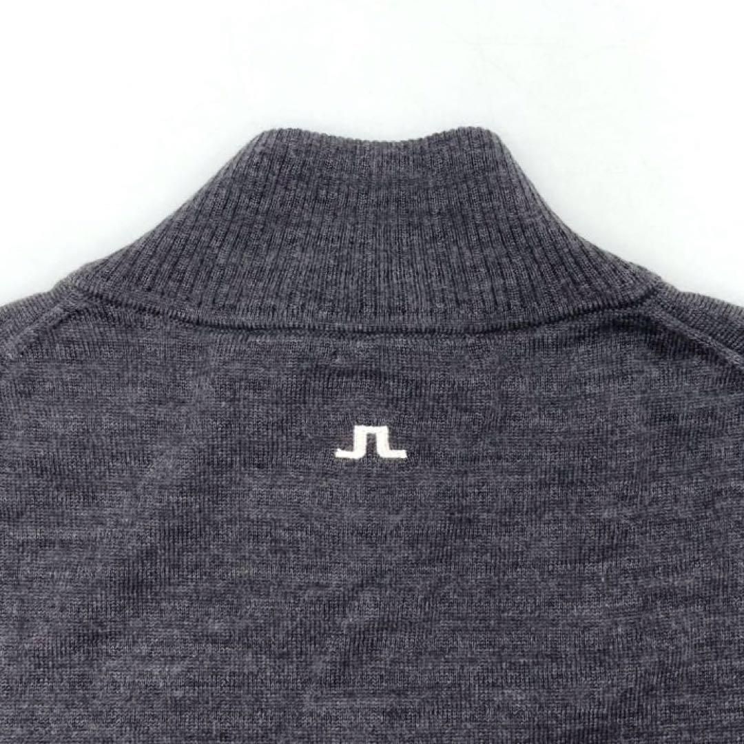 ⭐️美品⭐️ジェイリンドバーグ ゴルフ セーター メンズ XL グレー ジップ ⭐️美品⭐️J.LINDEBERG ジェイリンドバーグ ゴルフ セーター メンズ