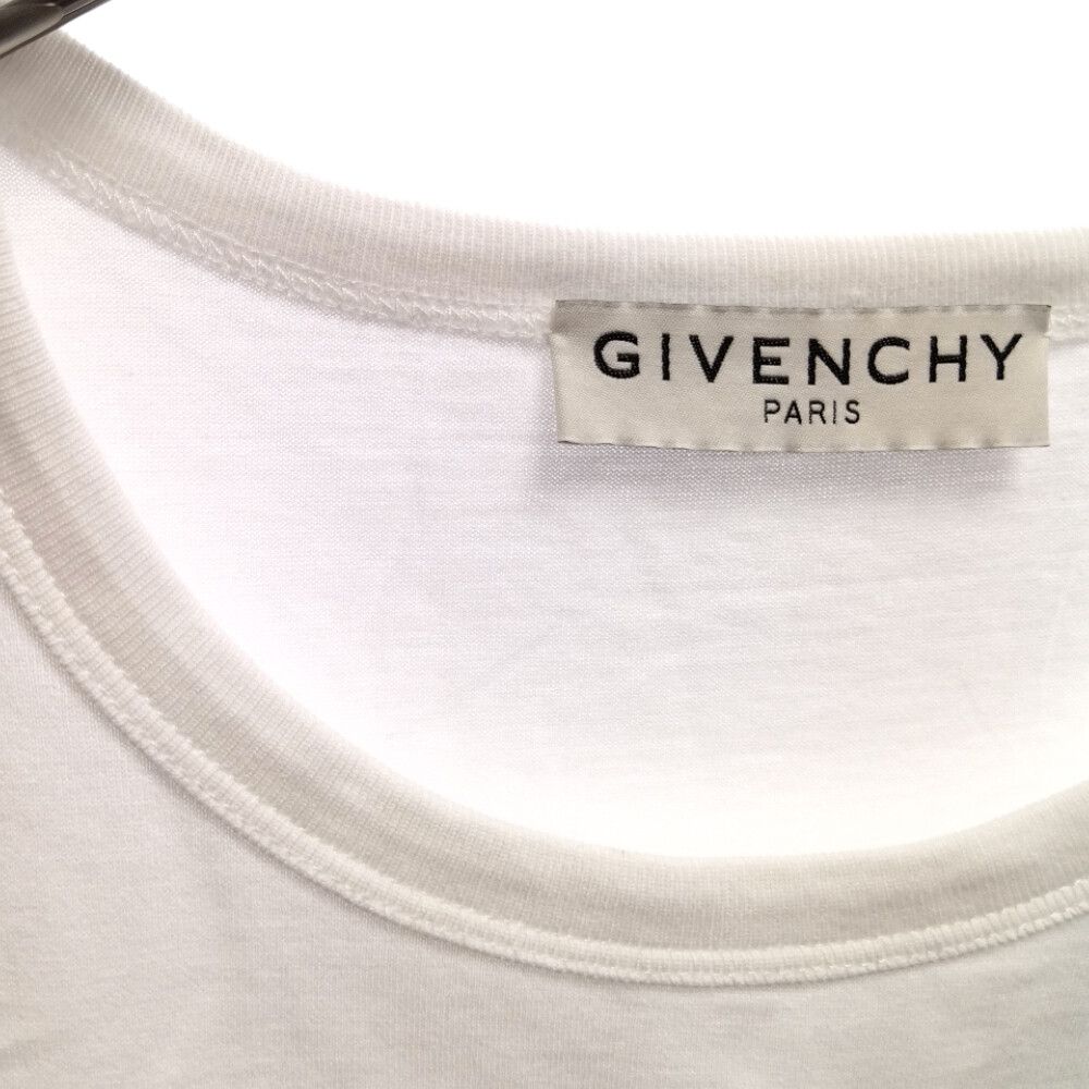 GIVENCHY ジバンシィ ロゴ フラワー 半袖Tシャツ ホワイト BW705Z3Z39
