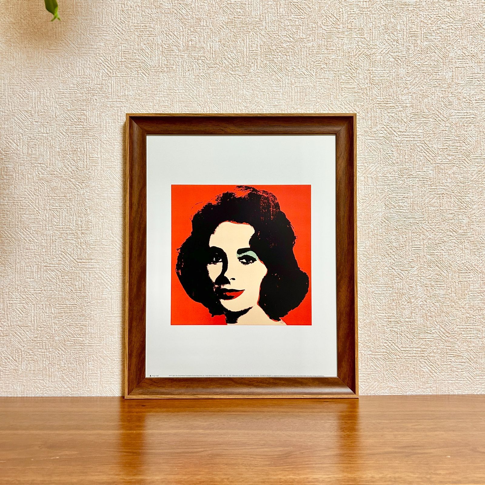 アンディー・ウォーホル モンロー シルクスクリーン額装付き アンディ