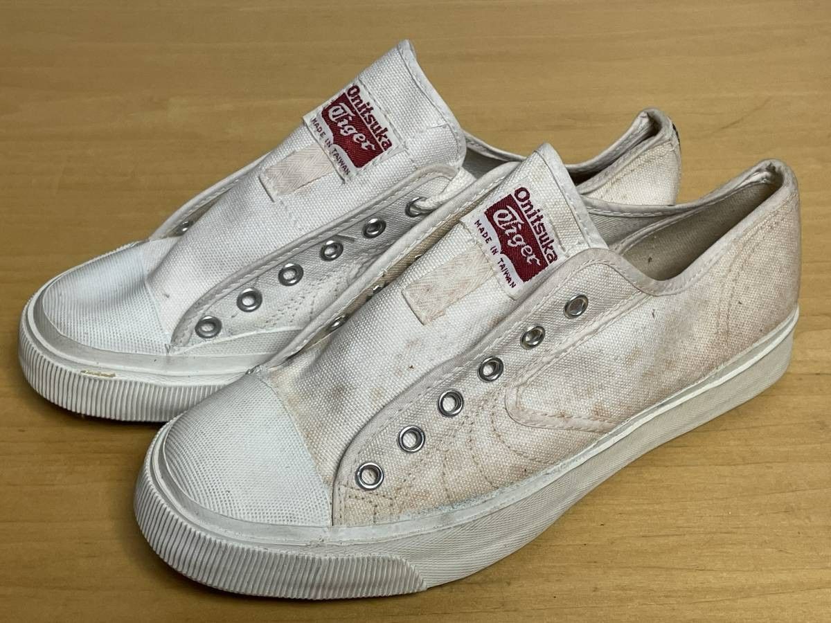 16 未使用品 60s 70s Onitsuka Tiger オニツカタイガー テニスシューズ 