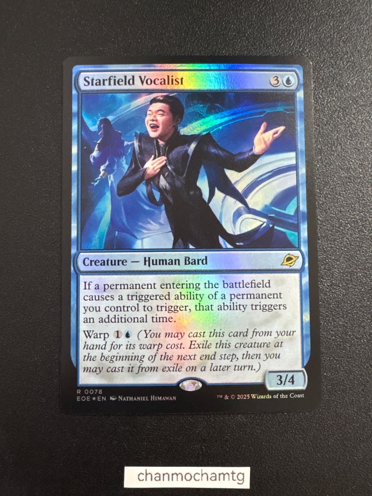 m15345 EN 【Foil】(078)《星原の歌手/Starfield Vocalist》[EOE