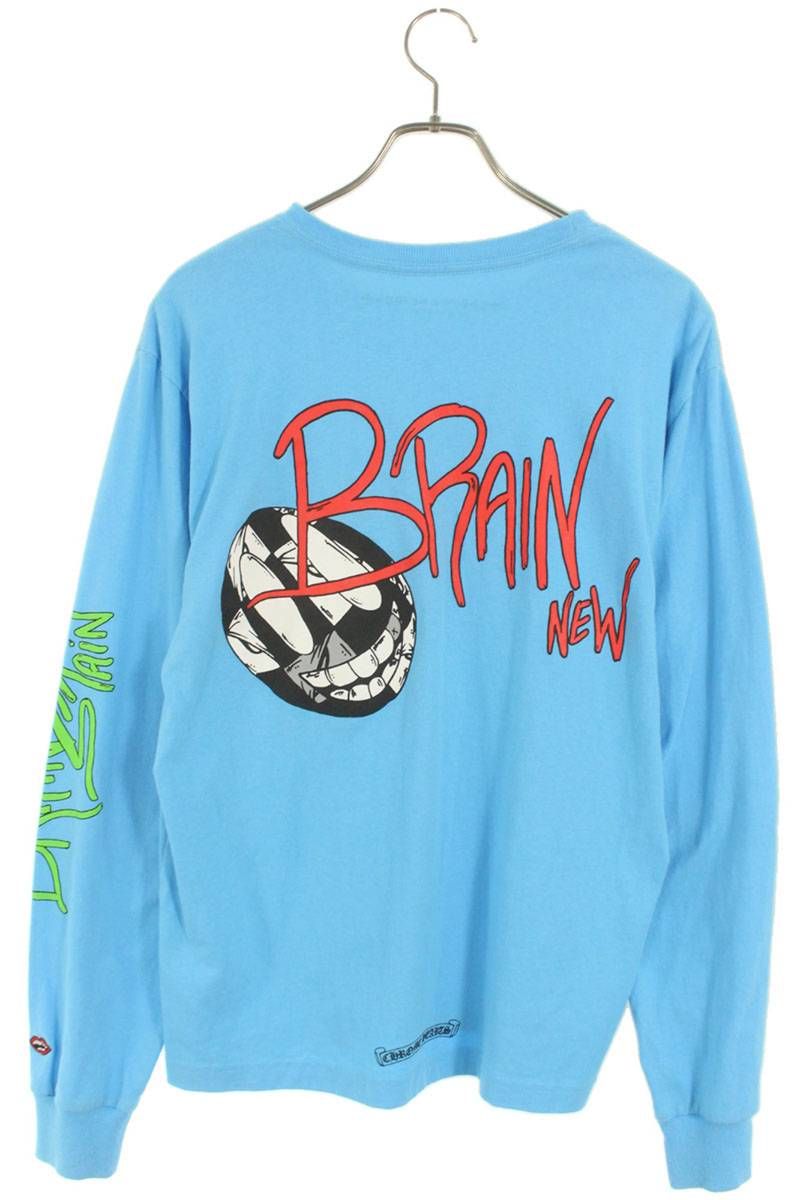 Chrome Hearts クロムハーツ Matty Boy Brain New 長袖Tシャツ CHROME HEARTS MATTY BOY BRAIN NEW L/S T-SHIRTS (LIGHT BLUE